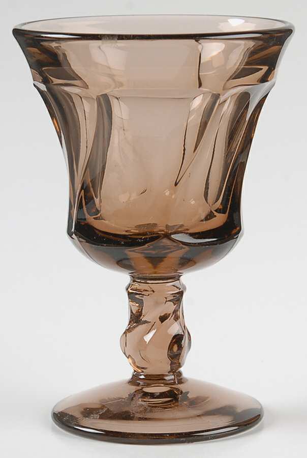 Jamestown Brown Wine Glass by Fostoria-1