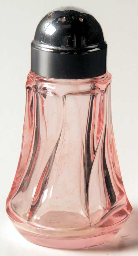 Jamestown Pink Shaker with Metal Lid by Fostoria-1
