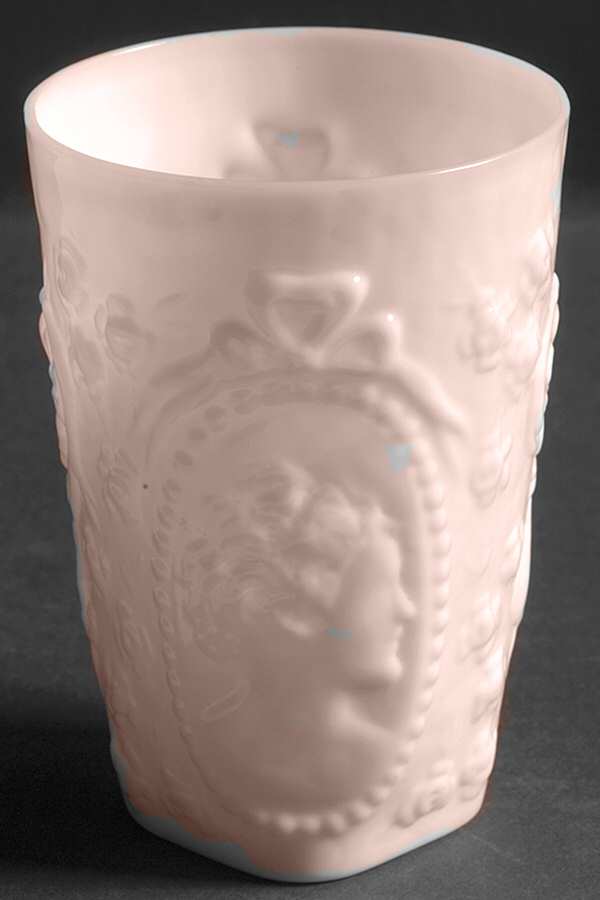 Jenny Lind Peach (Pink) 11 Oz Flat Tumbler by Fostoria-1