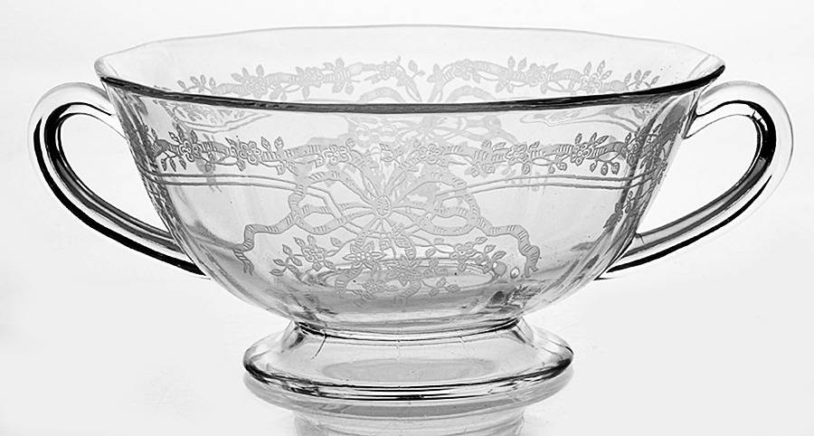 June Clear Cream Soup Bowl Only by Fostoria-1