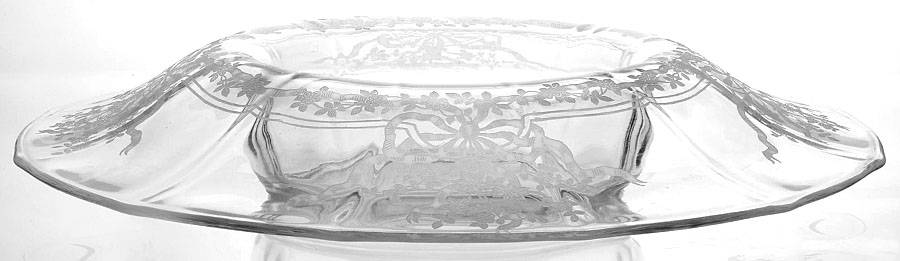 June Clear 13" Oval Centerpiece by Fostoria-1