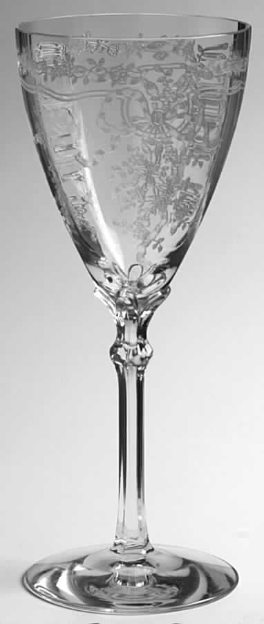 June Clear Water Goblet by Fostoria-1