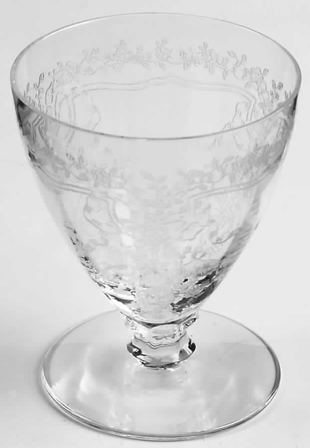 June Clear Oyster or Fruit Cocktail by Fostoria-1