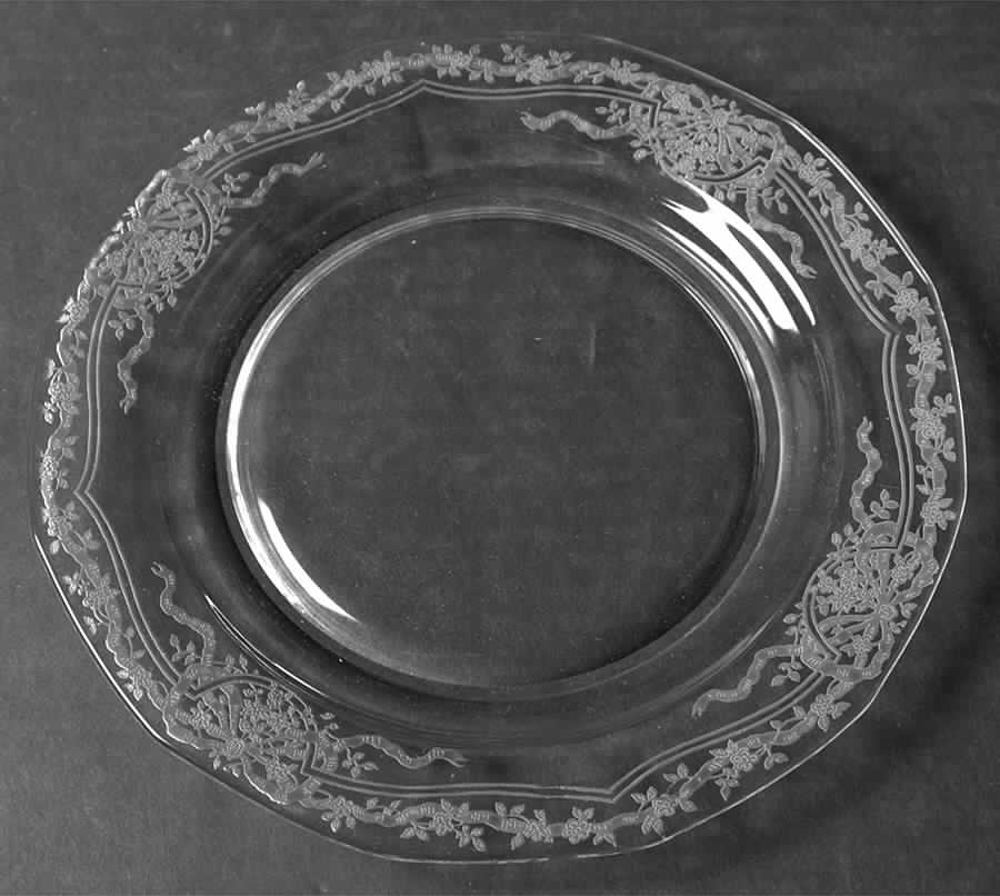 June Clear Dinner Plate by Fostoria-1