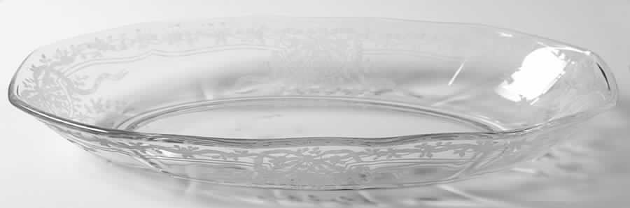 June Clear 11" Oval Celery by Fostoria-1