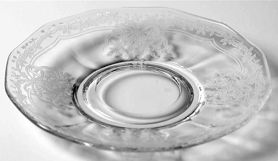 June Clear Saucer for Demitasse Cuo & Saucer Set by Fostoria-1