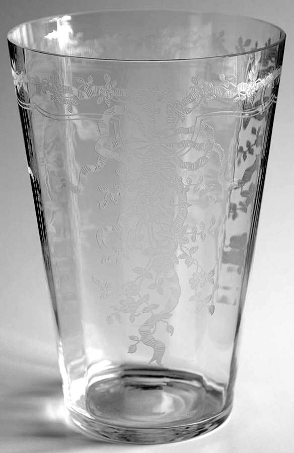 June Clear 8" Flower Vase by Fostoria-1