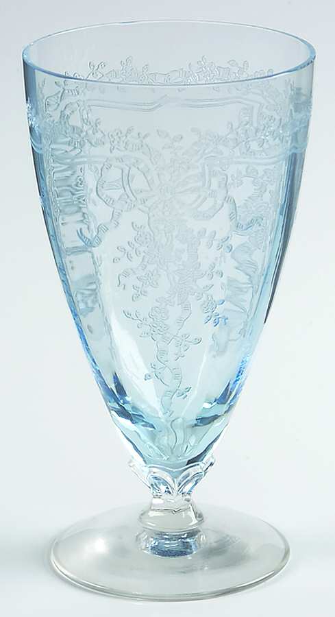 June Blue (Azure) Iced Tea by Fostoria-1