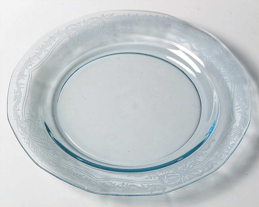 June Blue (Azure) 7" Salad Plate by Fostoria-1