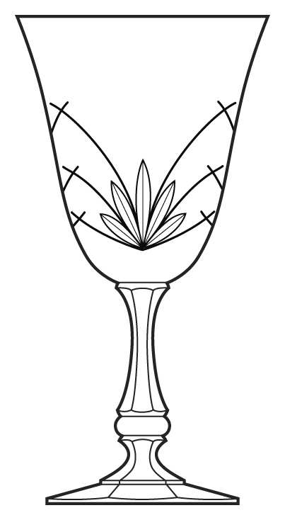 Juniper Water Goblet by Fostoria-1