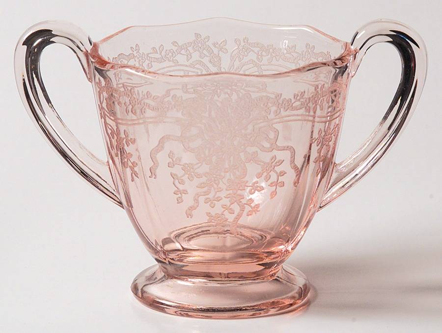 June Pink Mini Open Sugar by Fostoria-1