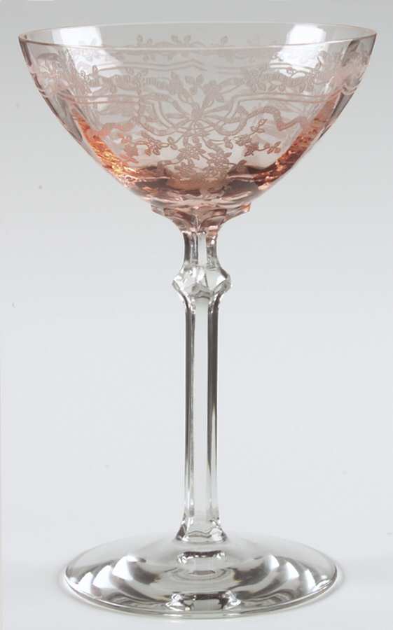 June Pink Champagne/Tall Sherbet by Fostoria-1