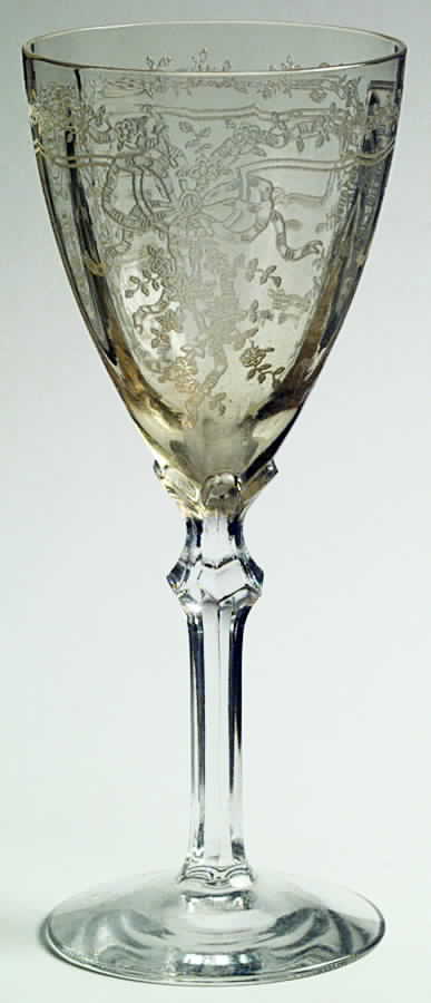 June Topaz (Yellow) Claret Wine by Fostoria-1