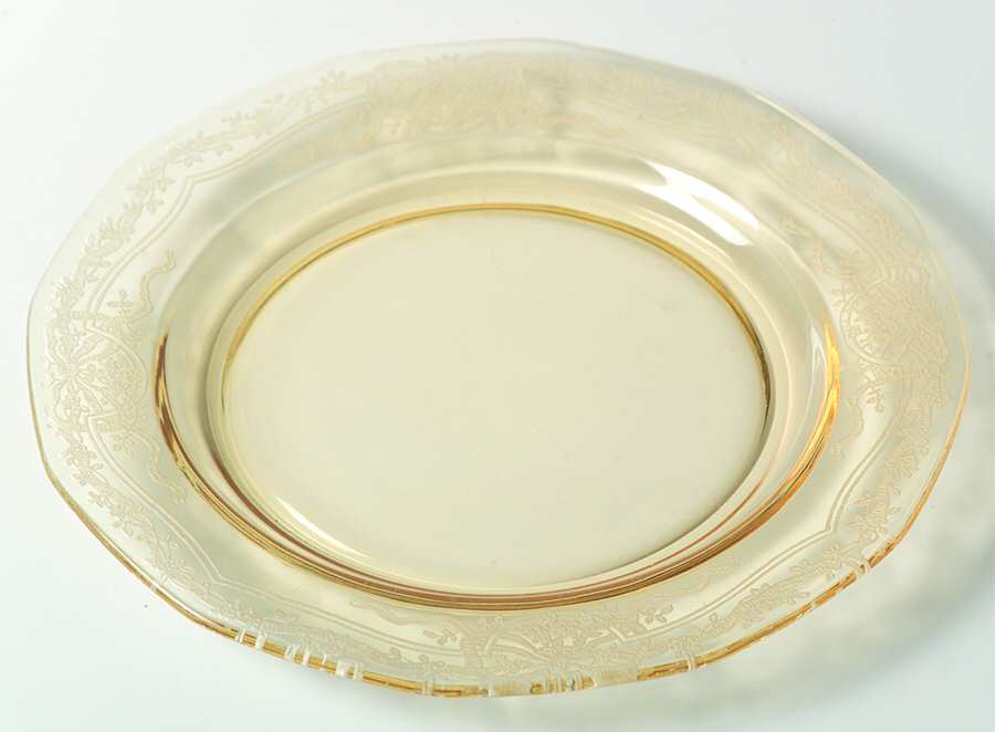 June Topaz (Yellow) 7" Salad Plate by Fostoria-1
