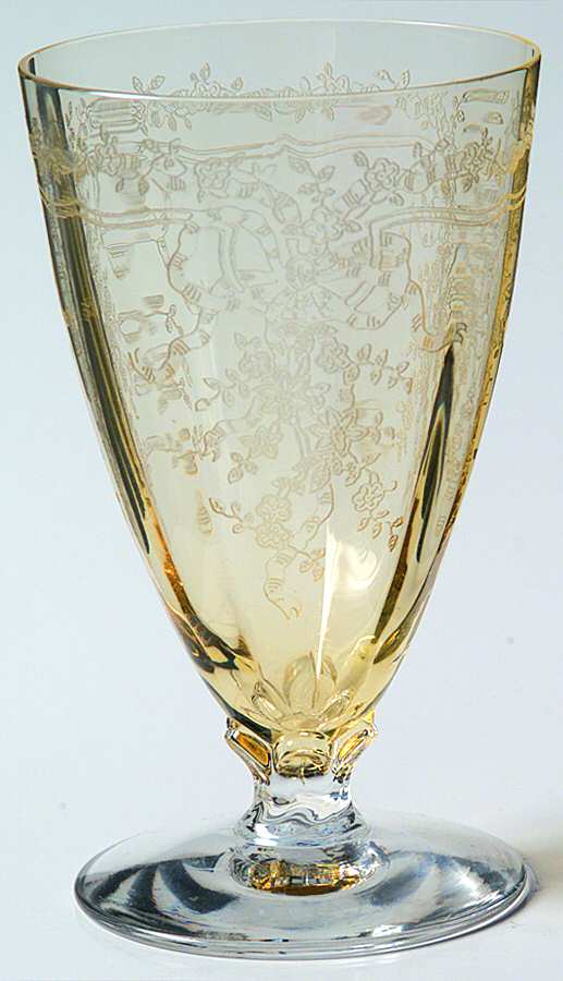 June Topaz (Yellow) Juice Glass by Fostoria-1