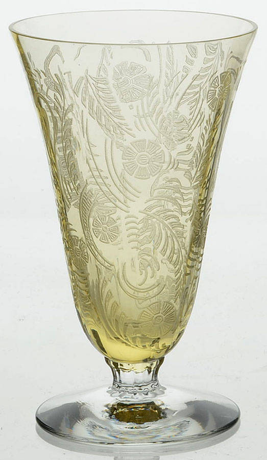 Kashmir Topaz (Stem 5099) Footed Tumbler by Fostoria-1