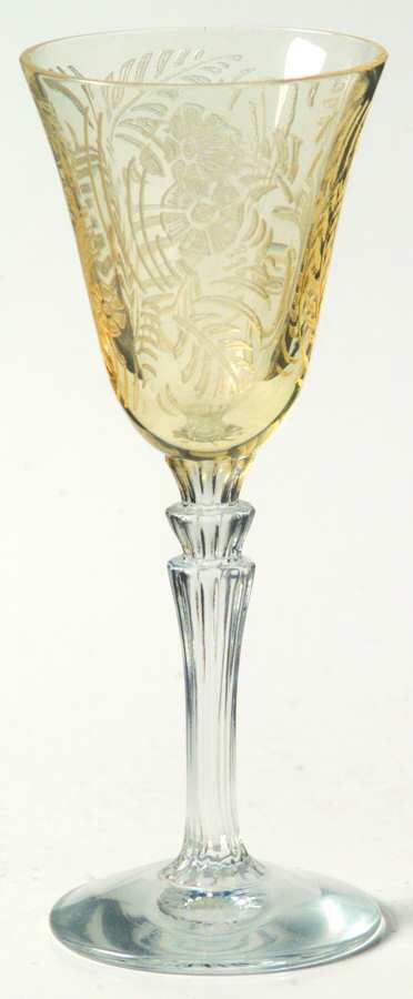 Kashmir Topaz (Stem 5099) Cordial Glass by Fostoria-1