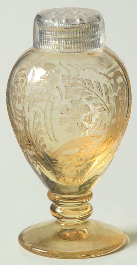 Kashmir Topaz (Stem 5099) Footed Shaker & Glass Lid by Fostoria-1