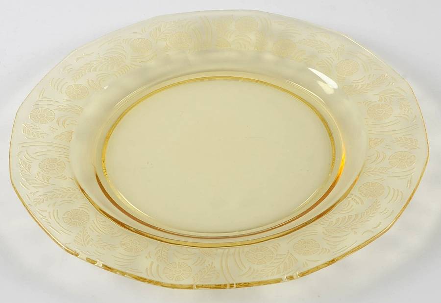 Kashmir Topaz (Stem 5099) Luncheon Plate by Fostoria-1