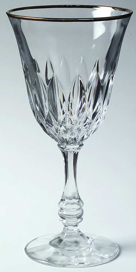 Kimberly Gold Water Goblet by Fostoria-1