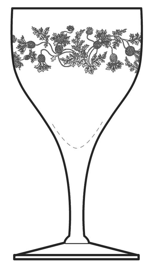 Kornflower Water Goblet by Fostoria-1