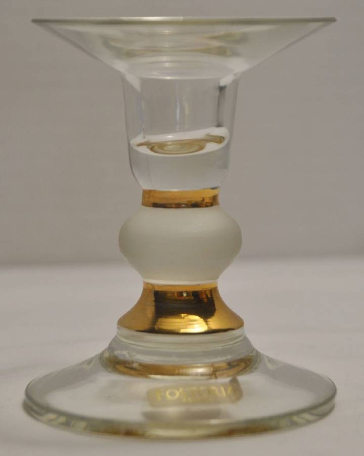 Kristina (Romania) 4" Single Light Candlestick by Fostoria-1