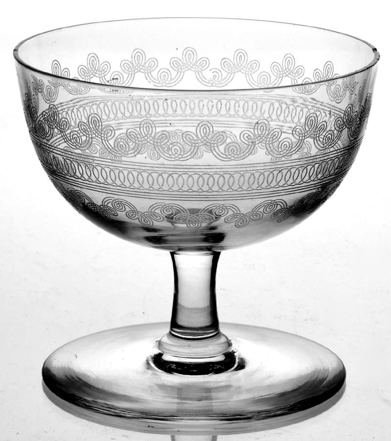 Large Cloverleaf Champagne/Tall Sherbet by Fostoria-1