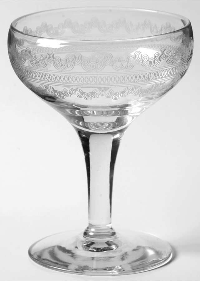 Large Cloverleaf Champagne/Tall Sherbet by Fostoria-1