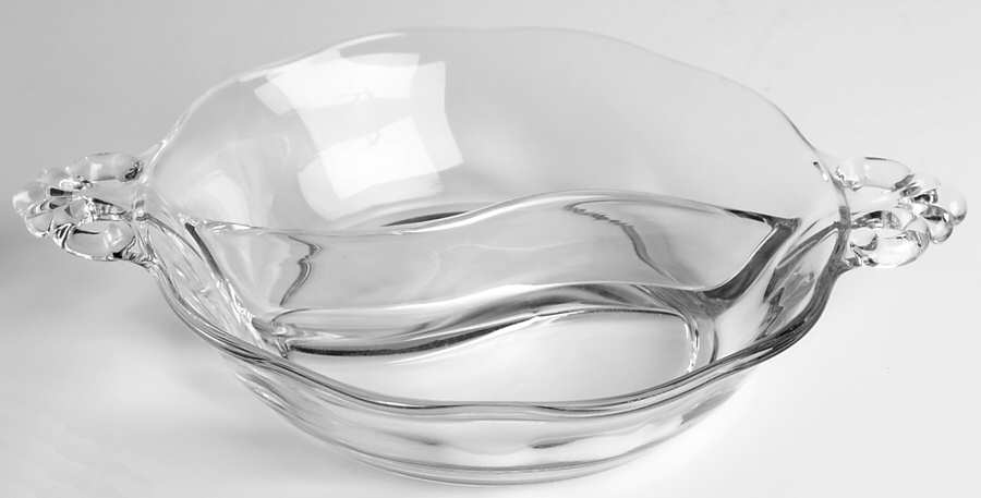Lafayette Clear 8" Round 2 Part Relish by Fostoria-1
