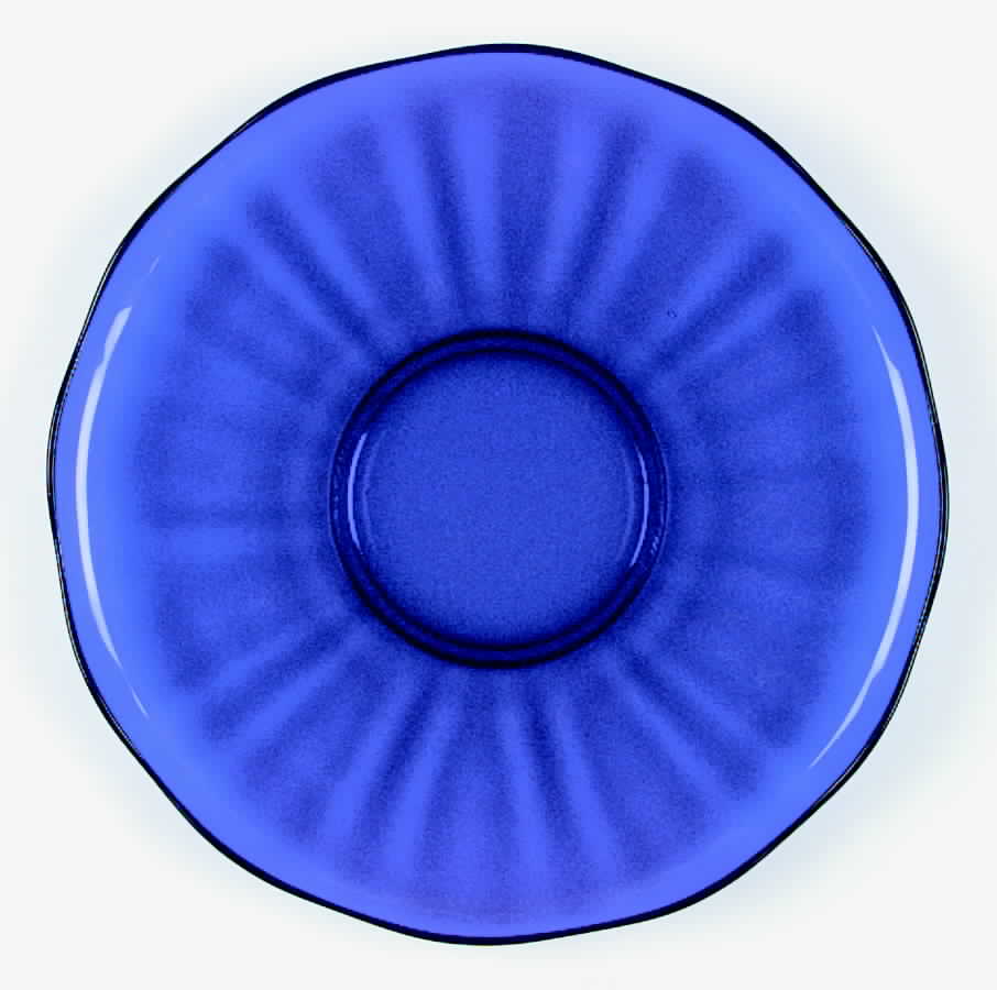 Lafayette Cobalt Blue (Regal Blue) Torte Plate by Fostoria-1