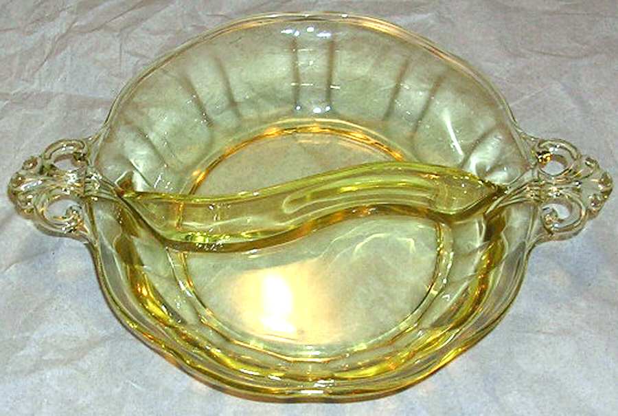 Lafayette Topaz 8" Round 2 Part Relish by Fostoria-1