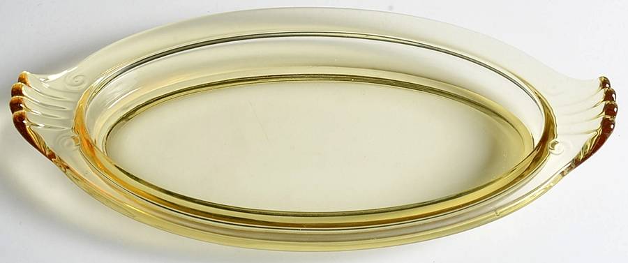 2470 Topaz Creamer/Sugar, Tray Only by Fostoria-1