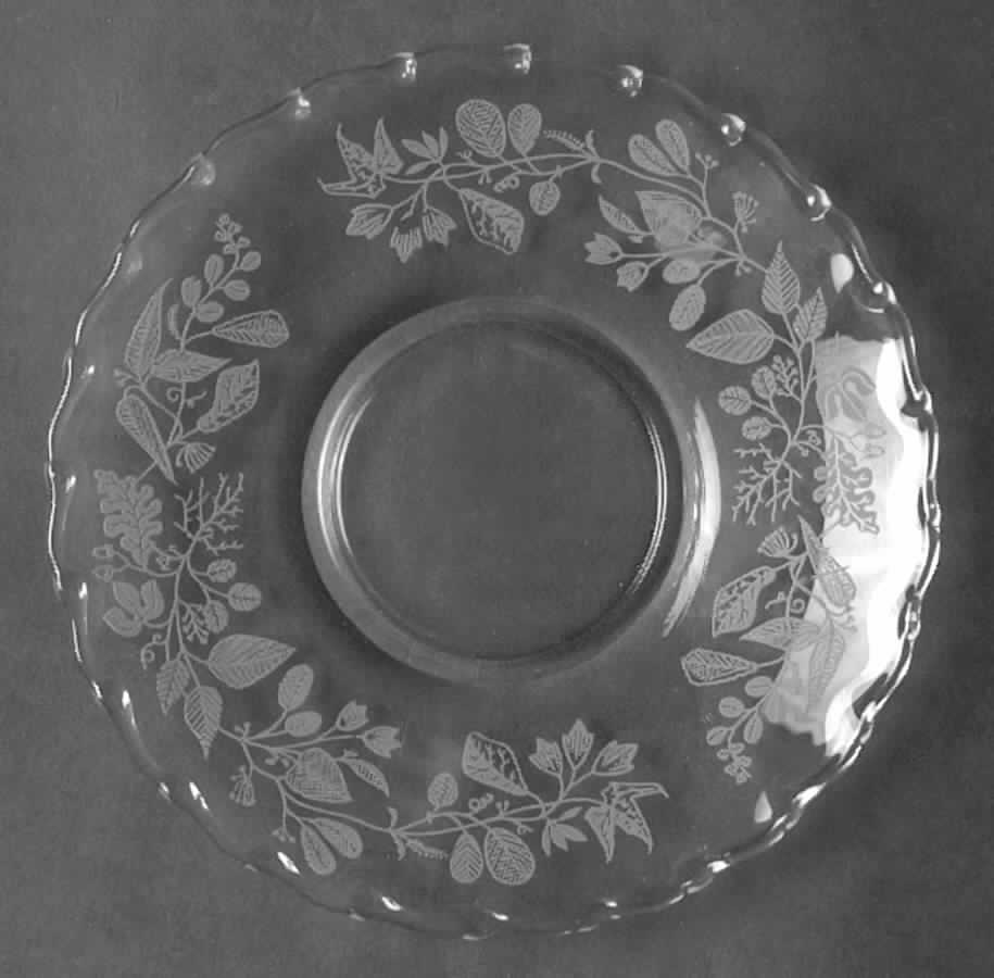 Lacy Leaf Mayonnaise Underplate Only by Fostoria-1