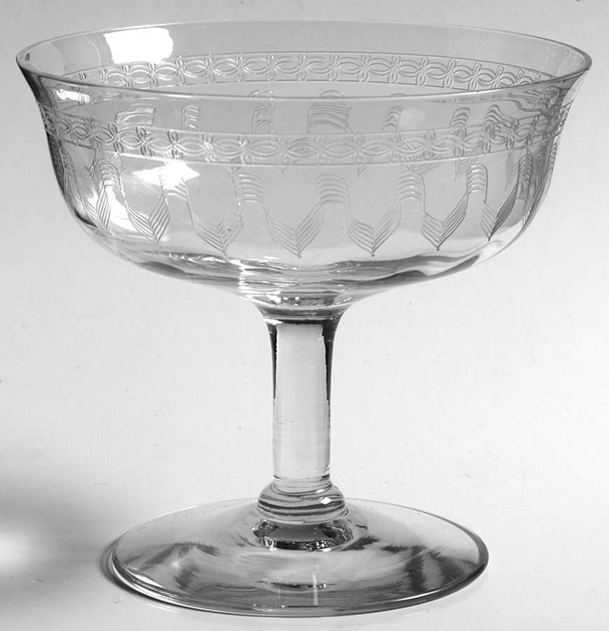 Lenore (Needle Etch) Low Sherbet by Fostoria-1