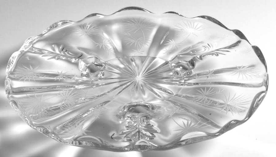 Lido Clear Three Toed Tidbit (Baroque Shape) by Fostoria-1