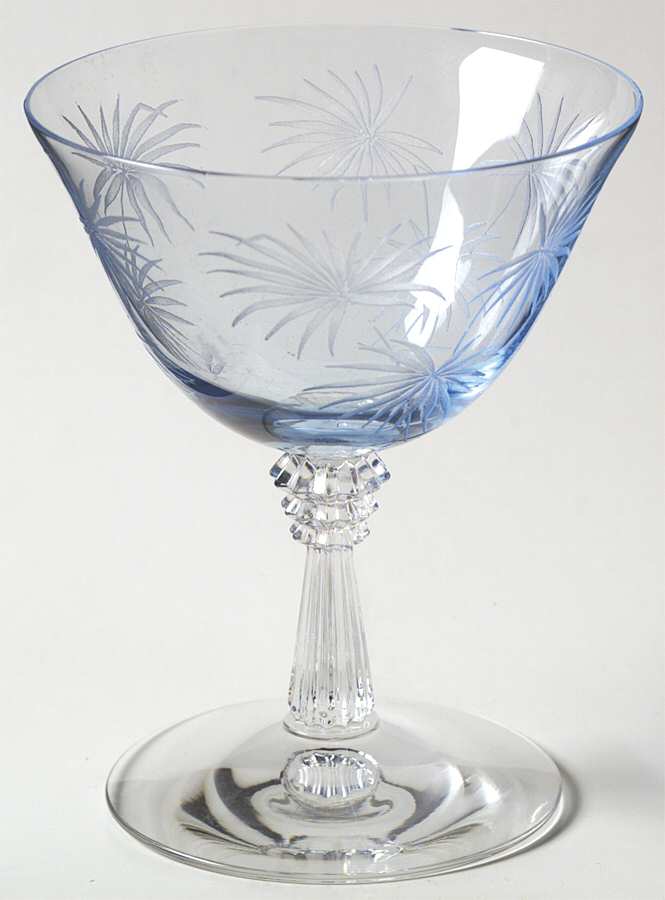 Lido Blue Low Sherbet by Fostoria-1