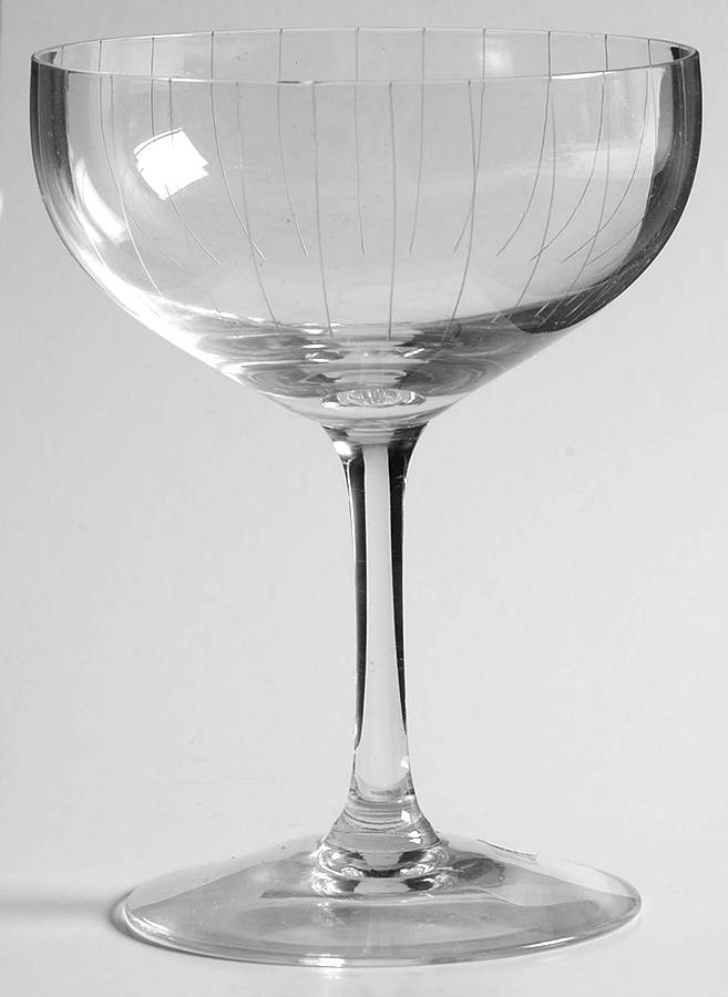 Lineal Champagne/Tall Sherbet by Fostoria-1