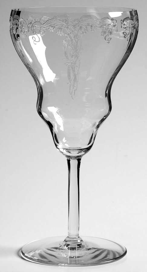 Lily of The Valley (Stem #879) Water Goblet by Fostoria-1