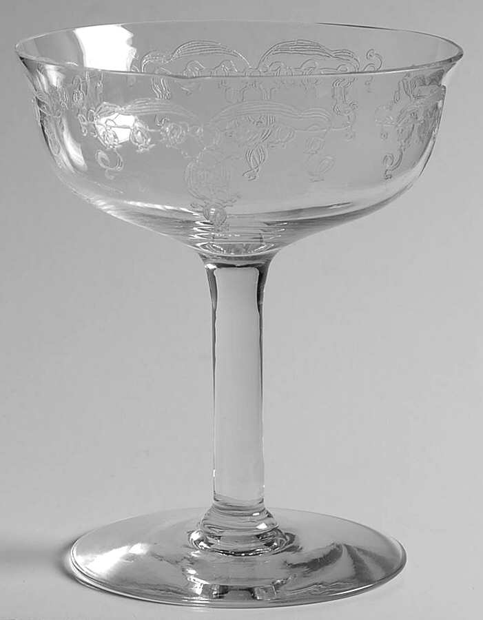 Lily of the Valley (Stem #858, Non Optic) Champagne/Tall Sherbet by Fostoria-1