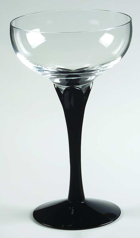 Lotus Ebony Champagne/Tall Sherbet by Fostoria-1