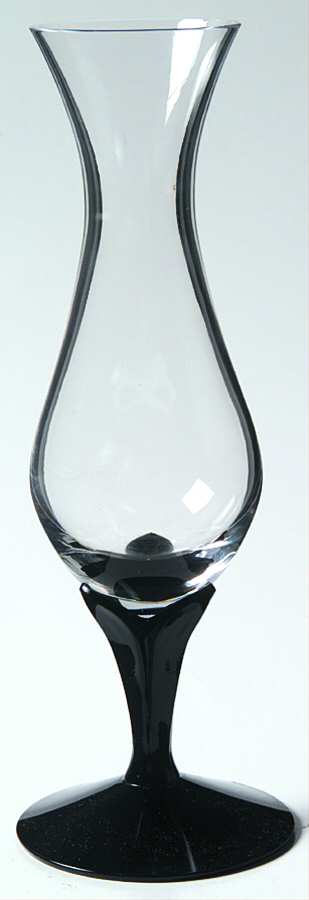 Lotus Ebony Bud Vase by Fostoria-1