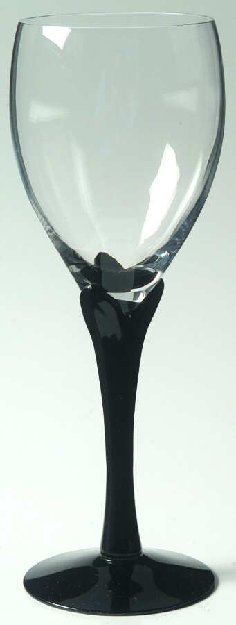 Lotus Ebony Water Goblet by Fostoria-1