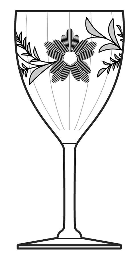 Louisa Water Goblet by Fostoria-1
