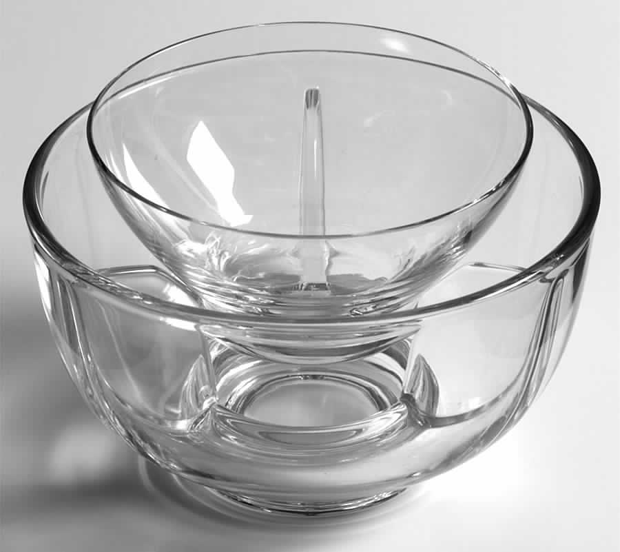 Mademoiselle Ice Dish with Fruit Cocktail by Fostoria-1