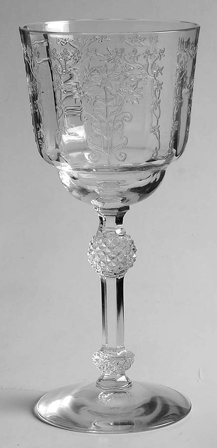 Manor Clear Claret Wine by Fostoria-1