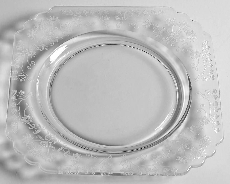 Manor Clear Salad Plate by Fostoria-1