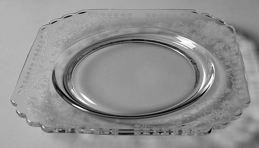 Manor Clear 7" Salad Plate by Fostoria-1