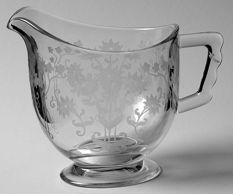 Manor Clear Creamer by Fostoria-1