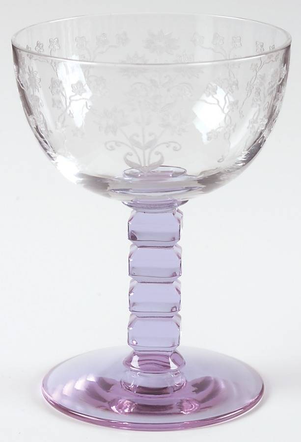 Manor-Wisteria Champagne/Tall Sherbet by Fostoria-1