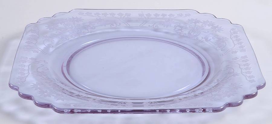 Manor-Wisteria Luncheon Plate by Fostoria-1